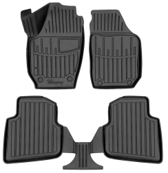 3D килимки для Skoda Roomster (2006-2015) з бортиками 30 мм (Stingray)