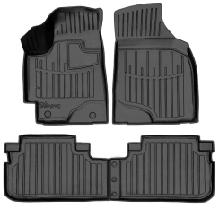 3D килимки для Toyota Highlander (XU40) (2008-2013) з бортиками 30 мм (Stingray)