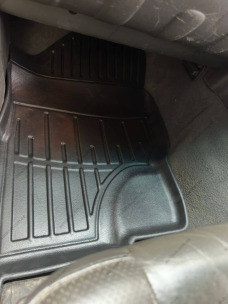 3D килимки для Nissan Navara (D40) (2005-2010) праве кермо з бортиками 30 мм (Stingray). Фото 5