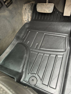 3D килимки для Nissan Navara (D40) (2005-2010) праве кермо з бортиками 30 мм (Stingray). Фото 2