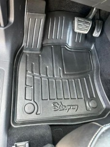3D коврики для Volkswagen Tiguan Allspace (2018-...) с бортиками 30 мм (Stingray). Фото 2