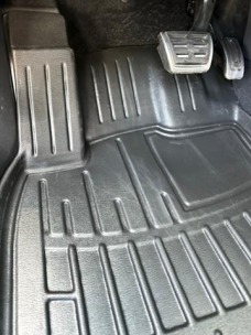 3D коврики для Volkswagen Tiguan Allspace (2018-...) с бортиками 30 мм (Stingray). Фото 3