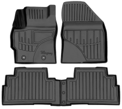 3D коврики для Toyota Verso (R20) (2009-2018) с бортиками 30 мм (Stingray)
