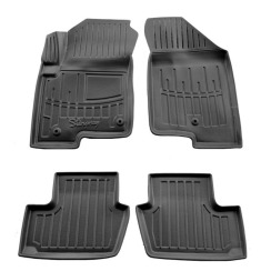 3D килимки для JEEP Compass І (2006-2016) 2 кліпси на водійському з бортиками 30 мм (Stingray)