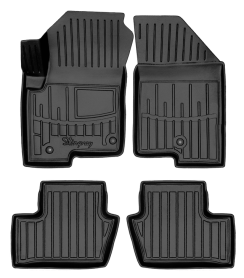 3D килимки для Jeep Patriot (2007-2016) 2 кліпси на водійському з бортиками 30 мм (Stingray)