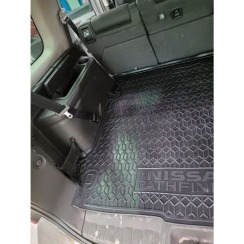 Килимок в багажник для Nissan Pathfinder III (R51) (2005-2014) з вухом (Avto-Gumm). Фото 2