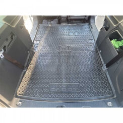 Коврик в багажник для Volkswagen Caddy IV (2020-...) Maxi 7 мест (Avto-Gumm)