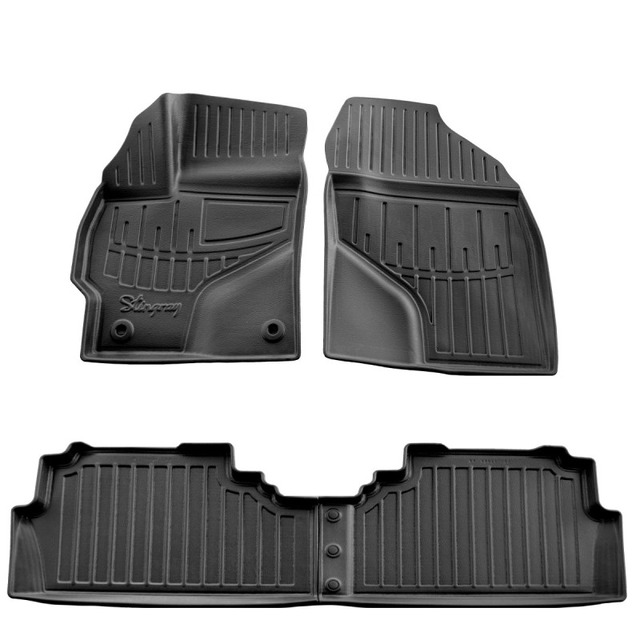 3D коврики для Toyota Prius V (2011-2015) с бортиками 30 мм (Stingray)