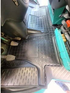 Коврики в салон для Mercedes Sprinter (W905) (2000-2006) суцільний ручка КПП на панелі (Avto-Gumm). Фото 3