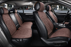 Преміальні накидки на сидіння Elegant Maxi PARMA (чорні, сірі, темно-сірі, коричневі і бежеві). Фото 4