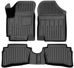 3D килимки для Hyundai i20 (2008-2014) з бортиками 30 мм (Stingray)