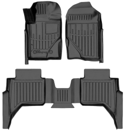3D коврики для Volkswagen Amarok (NF) (2022-...) с бортиками 30 мм (Stingray)