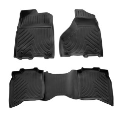 3D коврики для Dodge RAM 1500 (2009-2018) (Crew cab) с бортиками 30 мм (Stingray)