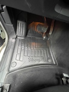 3D килимки для Porsche Cayenne (92A) (2010-2017) з бортиками 30 мм (Stingray). Фото 4