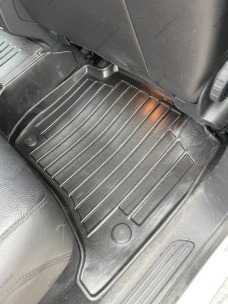 3D килимки для Porsche Cayenne (92A) (2010-2017) з бортиками 30 мм (Stingray). Фото 7