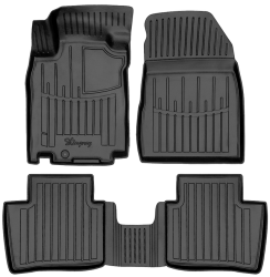 3D килимки для Nissan Tiida (C11) (2004–2011) з бортиками 30 мм (Stingray)