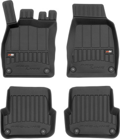 Гумові коврики в салон для Audi A6/S6/RS6 (mkIII)(C6) 2006-2011 (между клипсами 2 ряда 34.5 см) (Frogum Proline Premium)