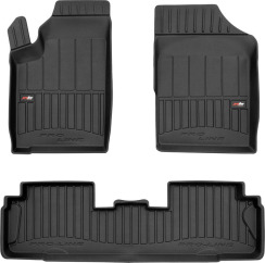 Гумові коврики в салон для  Citroen Berlingo (mkI) 1996-2008; Peugeot Partner (mkI) 1996-2008 (1-2 ряд) (Frogum Proline Premium)