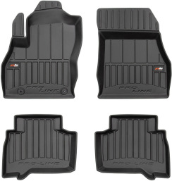 Гумові коврики в салон для  Citroen Nemo (mkI); Fiat Qubo (mkI); Peugeot Bipper (mkI) 2007-2021 (1-2 ряд) (Frogum Proline Premium)