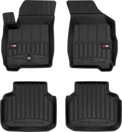 Резиновые коврики для Dodge Journey (mkI) 2008-2020; Fiat Freemont (mkI) 2011-2015 (1 клипса) (Frogum Proline Premium)