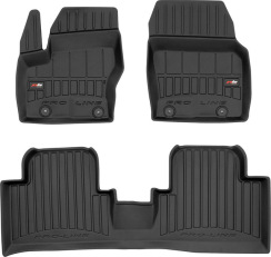 Гумові коврики в салон для  Ford Grand C-Max (mkII) 2010-2019 (между клипсами 25.5 см)(1-2 ряд) (Frogum Proline Premium)