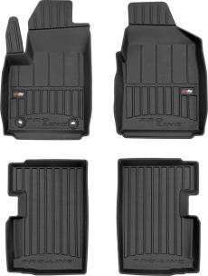 Гумові коврики в салон для  Ford Ka (mkII) 2008-2016 (между клипсами 28.5 см) (Frogum Proline Premium)