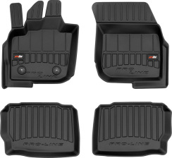 Резиновые коврики для Ford Mondeo (mkV) 2014-2022 (EU)(между клипсами 24.5 см) (Frogum Proline Premium)