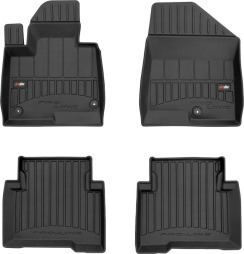 Гумові коврики в салон для  Hyundai Santa Fe (mkIII) 2012-2018 (1-2 ряд) (Frogum Proline Premium)