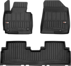 Гумові коврики в салон для Kia Carens (mkIII) 2013-2019 (1-2 ряд) (Frogum Proline Premium)