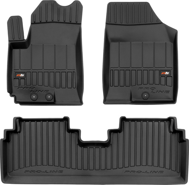Резиновые коврики для Kia Venga (mkI) 2009-2019; Hyundai ix20 (mkI) 2010-2019 (Frogum Proline Premium)