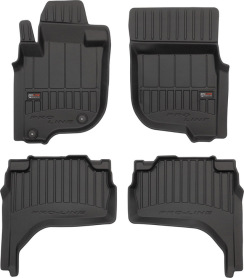 Гумові коврики в салон для Mitsubishi L200 (mkV) 2014-2023; Fiat Fullback (mkI) 2016-2019 (double cab) (Frogum Proline Premium)