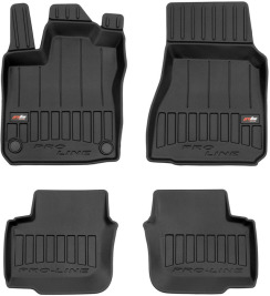 Резиновые коврики для Renault Twingo (mkIII) 2014→; Smart ForFour (mkII) 2014-2021 (Frogum Proline Premium)