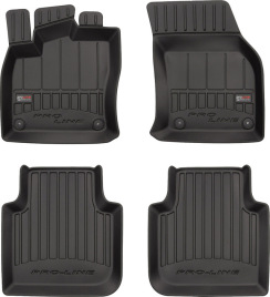 Гумові коврики в салон для Skoda Kodiaq (mkI) 2017-2024; Seat Tarraco (mkI) 2018-2024 (Frogum Proline Premium)