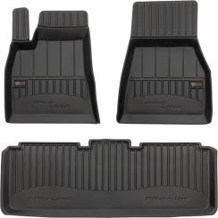 Резиновые коврики для Tesla Model S (mkI) 2012-2020 (Frogum Proline Premium)