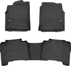 Гумові коврики в салон для Toyota Land Cruiser Prado (J120) 2002-2009 (1-2 ряд) (Frogum Proline Premium)