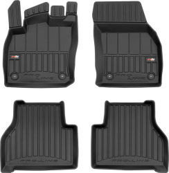 Резиновые коврики для Volkswagen Caddy (mkV) 2020→ (1-2 ряд) (Frogum Proline Premium)