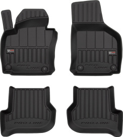 Гумові коврики в салон для Volkswagen Golf (mkVI) 2008-2014; Skoda Octavia (mkII) 2004-2013 (Frogum Proline Premium)