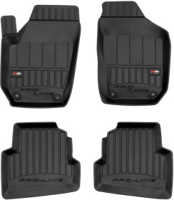 Гумові коврики в салон для Volkswagen Polo (mkIV) 2001-2010; Skoda Fabia (mkI) 1999-2007; Seat Cordoba (mkII) 2002-2008 (Frogum Proline Premium)