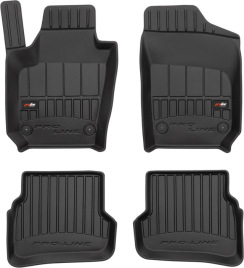 Гумові коврики в салон для Volkswagen Polo (mkV) 2009-2017; Skoda Fabia (mkIII) 2014-2022; Seat Ibiza (mkIV) 2008-2017 (Frogum Proline Premium)