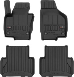 Гумові коврики в салон для Volkswagen Sharan (mkII) 2010-2022; Seat Alhambra (mkII) 2010-2020 (1-2 ряд) (Frogum Proline Premium)