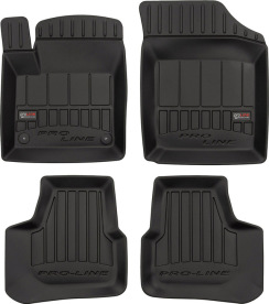 Гумові коврики в салон для Volkswagen Up! (mkI) 2011-2023; Seat Mii (mkI) 2011-2021; Skoda Citigo (mkI) 2011-2020 (Frogum Proline Premium)