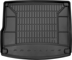 Гумовий килимок в багажник для Volkswagen Touareg (mkII) 2010-2018 (2-х зонный климат)(не R-Line) (Frogum Proline Premium)
