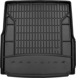 Резиновый коврик в багажник для Volkswagen Passat (B8) 2014-2023 (универсал)(без двухуровневого пола) (Frogum Proline Premium)