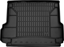 Гумовий килимок в багажник для Toyota Land Cruiser Prado (J150) 2009-2017 (7 мест)(3-х зонный климат)(сложенный 3 ряд) (Frogum Proline Premium)