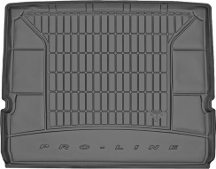 Гумовий килимок в багажник для Ford S-Max (mkI) 2006-2014 (7 мест)(без двухуровневого пола)(сложенный 3 ряд) (Frogum Proline Premium)