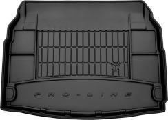 Гумовий килимок в багажник для Mercedes-Benz C-Class (W205) 2014-2021 (седан)(2 ряд складывается) (Frogum Proline Premium)