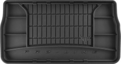 Резиновый коврик в багажник для Chrysler Town & Country (mkV); Dodge Grand Caravan (mkV) 2007-2020 (7 мест)(разложенный 3 ряд) (Frogum Proline Premium)