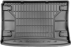 Резиновый коврик в багажник для Fiat Fiorino (mkI); Peugeot Bipper (mkI) 2007-2020 (комби)(багажник - 2 двери) (Frogum Proline Premium)