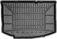 Резиновый коврик в багажник для Ford Fiesta (mkVI) 2008-2017 (хетчбек)(нижний уровень) (Frogum Proline Premium)