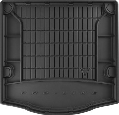 Гумовий килимок в багажник для Ford Focus (mkIII) 2010-2019 (EU)(седан)(с докаткой) (Frogum Proline Premium)